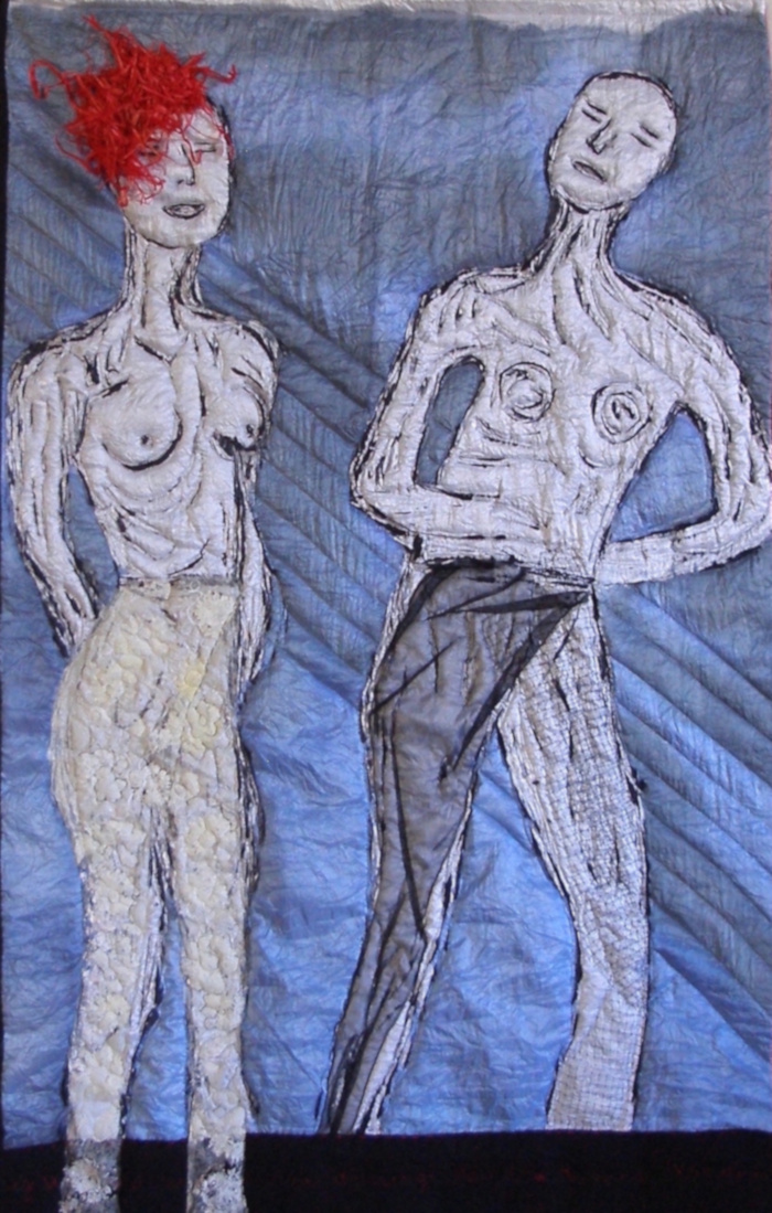 immagine dell'opera tessile figurativa intitolata: Mannequins
